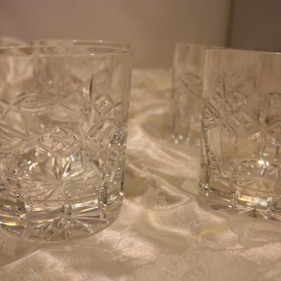 4 Waterford Dolmen whiskey tumblers glasses - HTF (JS/LG) 