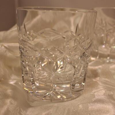 4 Waterford Dolmen whiskey tumblers glasses - HTF (JS/LG) 