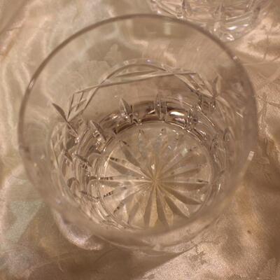 4 Waterford Dolmen whiskey tumblers glasses - HTF (JS/LG) 