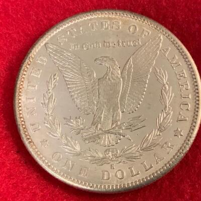  1881â€™S NEAR DMPL MORGAN 90% SILVER DOLLAR
