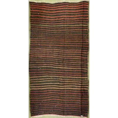 Persian Seneh Vintage Kilim 9'0"x4'9", ABCKG1059, 
"Summer Sale 2021 Clearance!" 
Make an Offer...