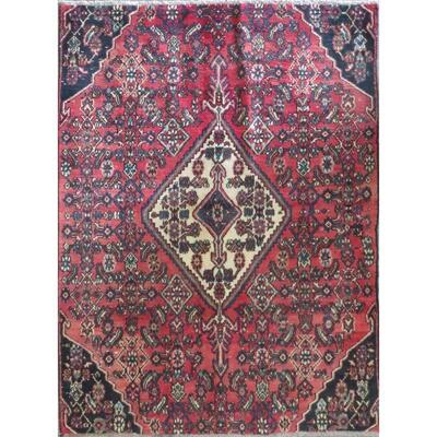 Persian hamedan Vintage Rug 5'8