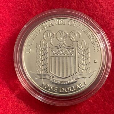  1992 D UNCIRCULATED BASEBALL OLYMPIC 90% SILVER DOLLAR