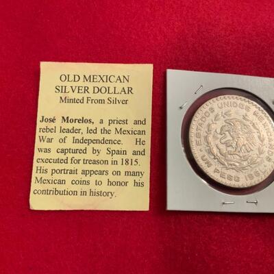 1961 MEXICAN DOLLAR 