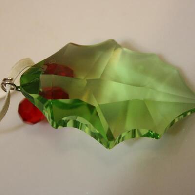 Swarovski Holly Leaf Ornament (JS/LG) 
