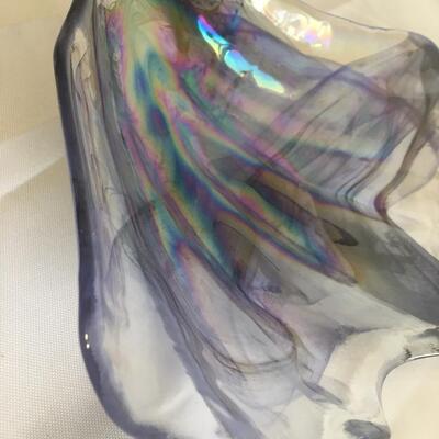 Gorgeous 10x8 Glass carnival shell