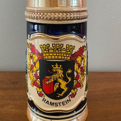 Vintage Ramstein Germany German Beer Stein Mug