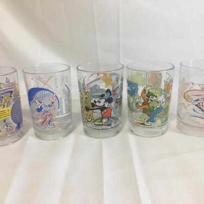 Set of 5 Collectible Disney Glasses 
