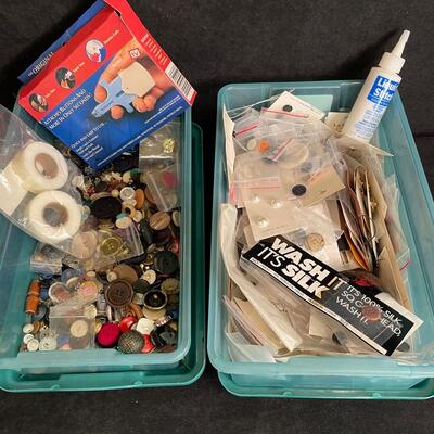 Lot 304  Bins of Buttons
