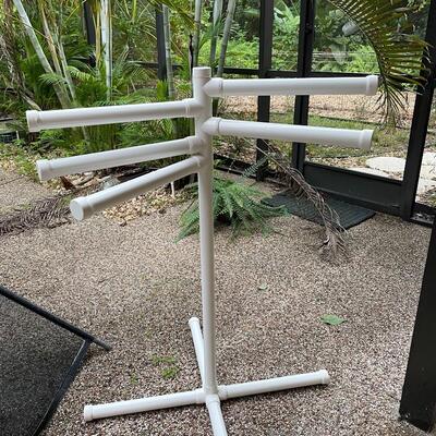 Lot 311  PVC Pool Towel Stand