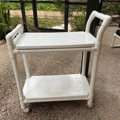 Lot 312  PVC Serving Cart