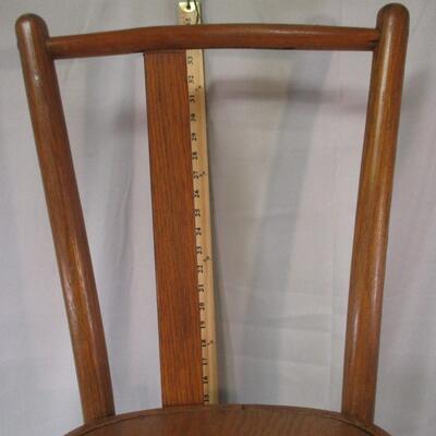 Lot 6 - Wooden Chair  LOCAL PICK UP ONLY