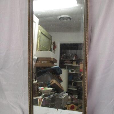 Lot 8 - Vintage Hall Mirror LOCAL PICK UP ONLY