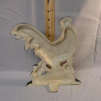 Lot 13 - Cast Iron Rooster Door Stop