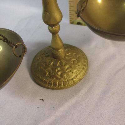 Lot 14 - Brass Scale with Bird Finial
