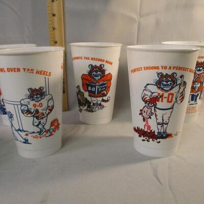 Lot 24 - (6) Plastic Coke Clemson Tigers Cups