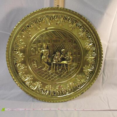 Lot 27 - Copper Plate Relief Wall Art