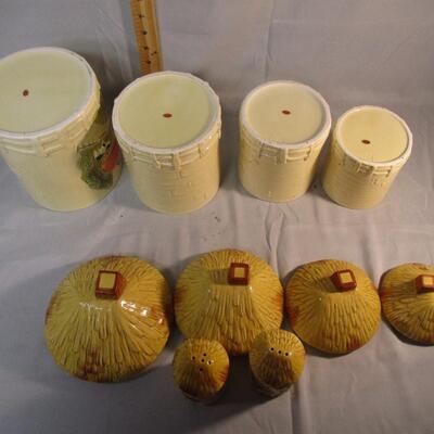 Lot 34 - MCM Ceramic Canister Set