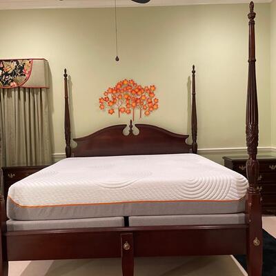 Lot 317  King Four-Poster Bed