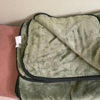 Lot 329  King Velour Blanket