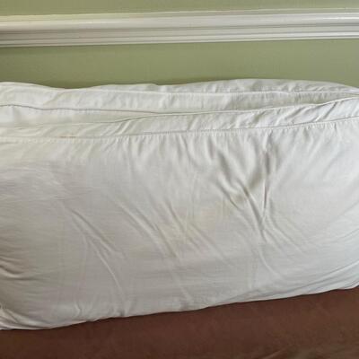 Lot 340  Pair of King Pillows Poly Fill
