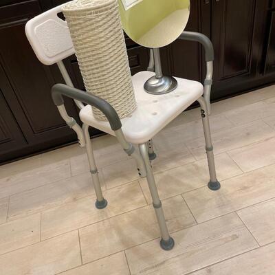 Lot 351  Shower Chair, Magnifying Mirror