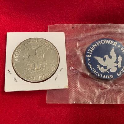 1971 40% SILVER iKE iKE  DOLLAR 