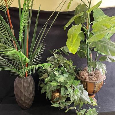 Lot 362  Three Silk Arrangements
