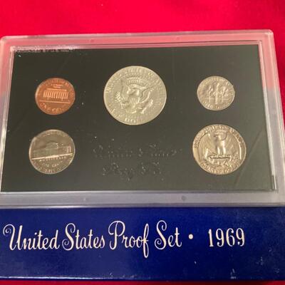 1969 USA 40% SILVER PROOF SET