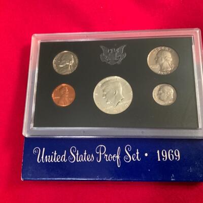 1969 USA 40% SILVER PROOF SET