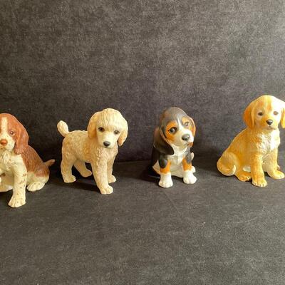 Lot 364  Lenox Puppy Figurines