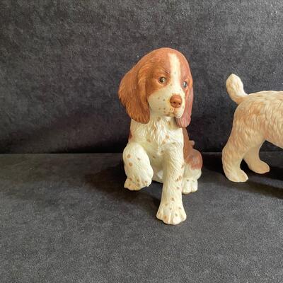 Lot 364  Lenox Puppy Figurines