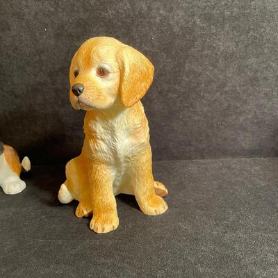 Lot 364  Lenox Puppy Figurines
