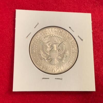 KENNEDY UNCIRCULATED 90% SILVER HALF DOLLAR
