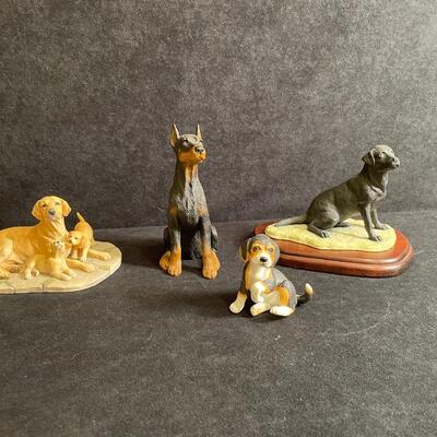 Lot 366  Dog Figurines