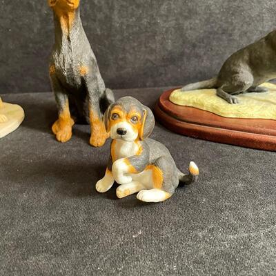 Lot 366  Dog Figurines