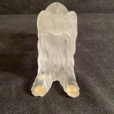 Lot 368  Lalique Yorkshire Terrier