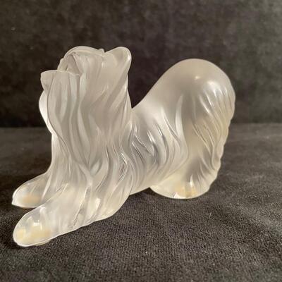 Lot 368  Lalique Yorkshire Terrier