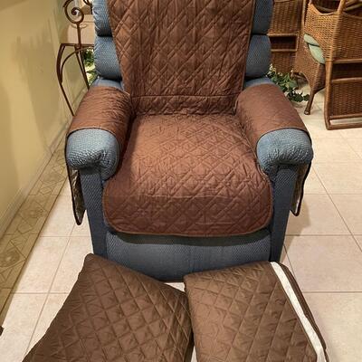 Lot 380  Quilted Furniture Covers Chair, Sofa, Loveseat