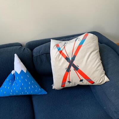 Lot 179:  Blue Adjustable Couch