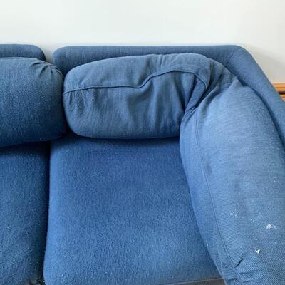 Lot 179:  Blue Adjustable Couch