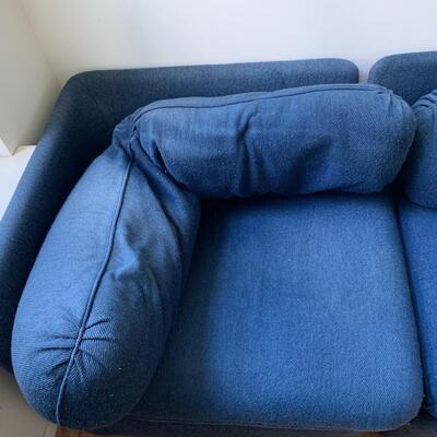 Lot 179:  Blue Adjustable Couch