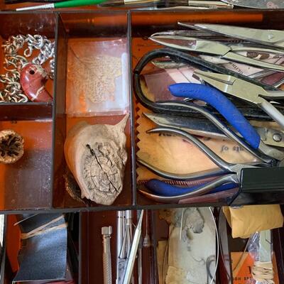 Lot 178:  Jewelry Making Supplies (Stones, Metals, Tools and More)