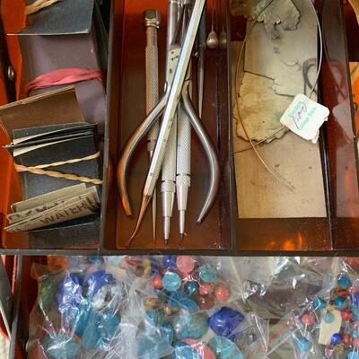 Lot 178:  Jewelry Making Supplies (Stones, Metals, Tools and More)