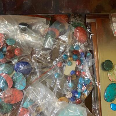Lot 178:  Jewelry Making Supplies (Stones, Metals, Tools and More)