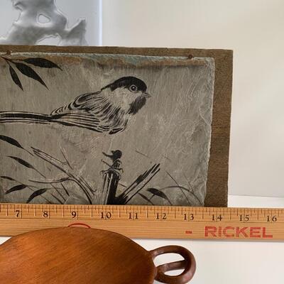 Lot 177: New Natural Wonders Book, Bird Painting, Pottery and More 