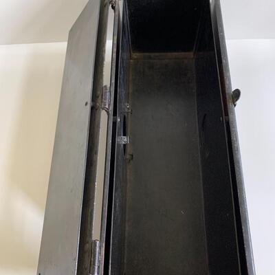 Lot 176: Black Star Antique Iron, Unique Metal Box and More 