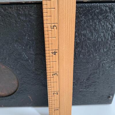 Lot 176: Black Star Antique Iron, Unique Metal Box and More 