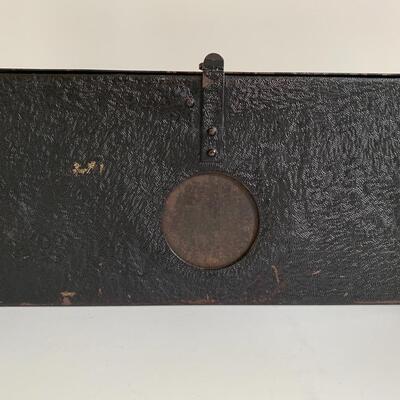 Lot 176: Black Star Antique Iron, Unique Metal Box and More 