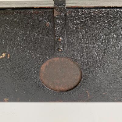 Lot 176: Black Star Antique Iron, Unique Metal Box and More 